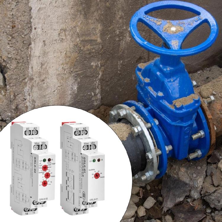 Delay Time Relays Water Level Relays Electronic Liquid Level Controller with 10 Functions DIN Rail Mounting Timer