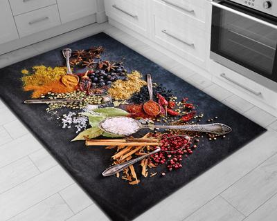 Kitchen Carpet Room Vivid Colors Handmade Personalize Home Decorative Special Design Washable Non-Slip Floor Indoor Mat
