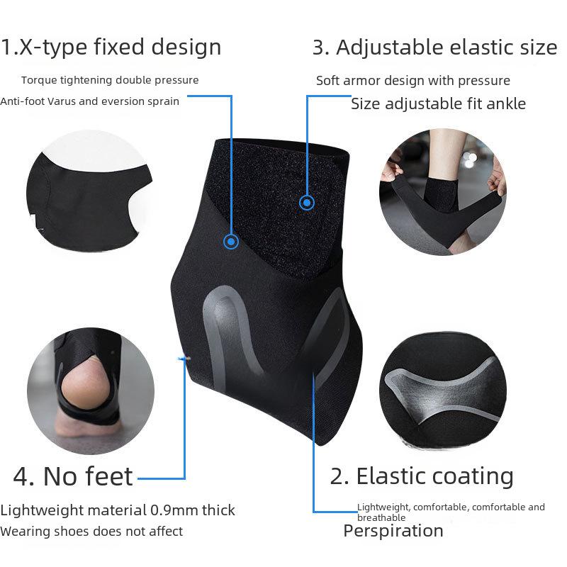 Unisex Elastic Ankle Brace for Anti-Sprain Basketball Sports - Breathable Support and Protection