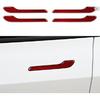 4PCS Compatible with Model 3 Model Y 2017-2024 Accessories Carbon Fiber Trim