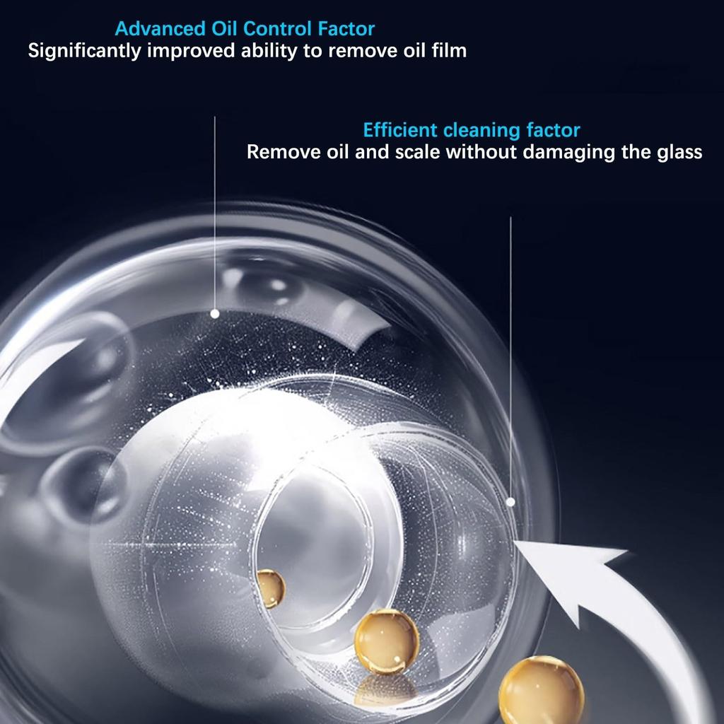 150 ml Auto-Frostschutzmittel, Glas, Ölfilm, Wischtuch, Frontscheibe, Seitenfenster, Entfettung und Dekontamination, leistungsstark und effektiv