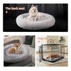 Long Plush Dog Bed, Pet Round Bed, Anti-anxiety Ped Bed Mat, Pet Bed Sofa Cushion For Small Medium Dog Calming Plush Pet Sofa
