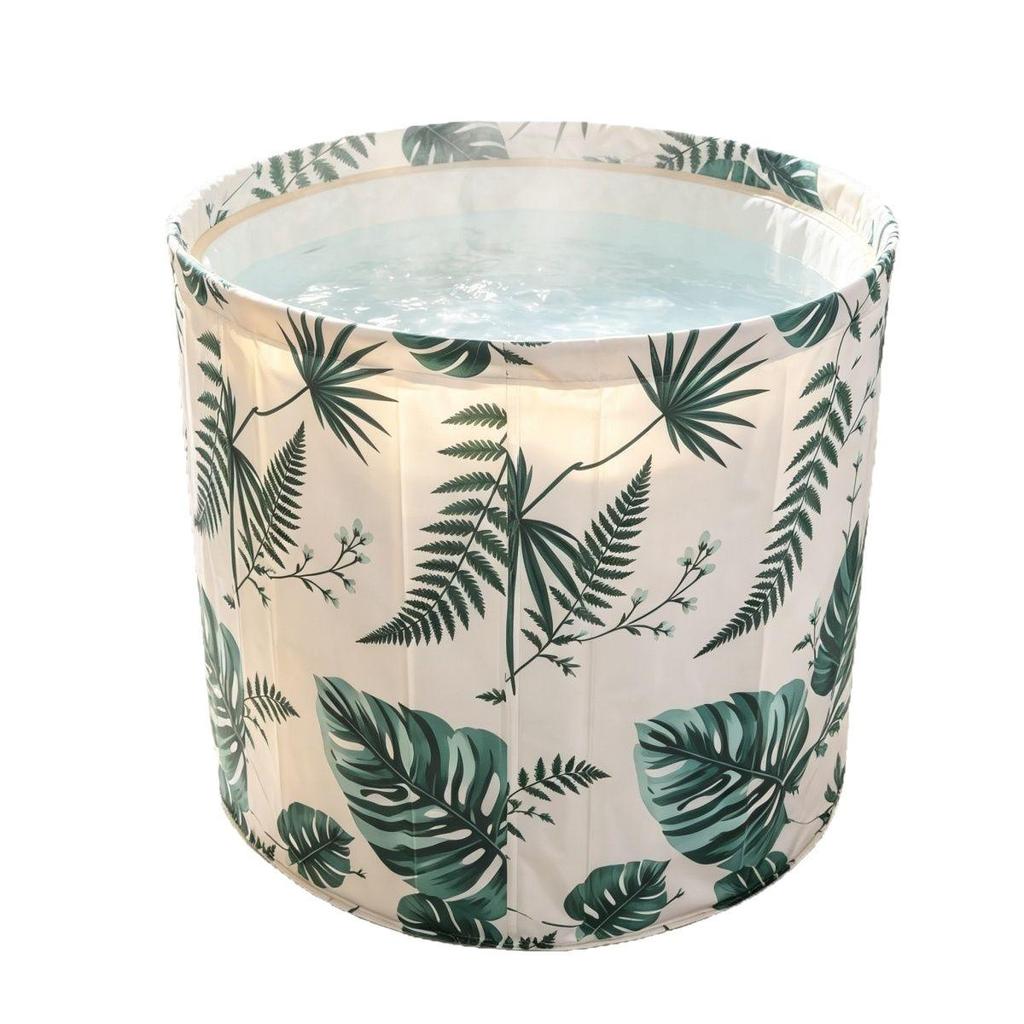 Foldable Adult Bathtub for Home Use - Thickened Full Body Shower Bucket