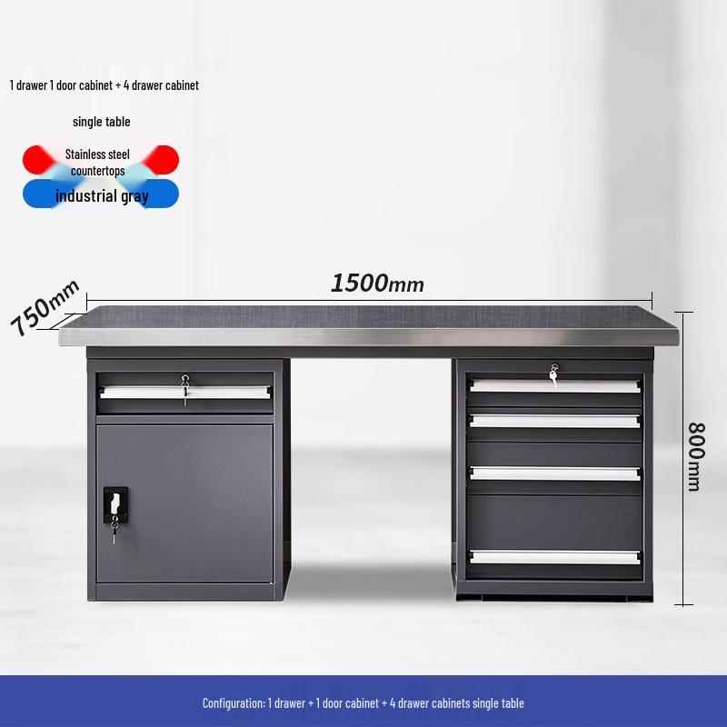 Stainless Steel Heavy Duty Anti-static Workbench for Workshop and Maintenance