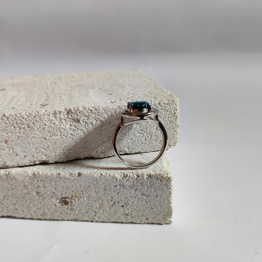 Серебряное кольцо с опалом 1.003ct (2125501)