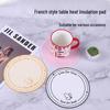 Minimalist Butterfly Insulated Heat-Resistant Coaster & Placemat Set