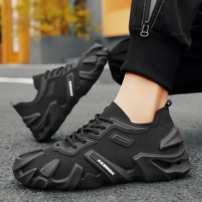 Men's Breathable Mesh Casual Sneakers Original Comfort Lightweight Sports Running Shoes for Men