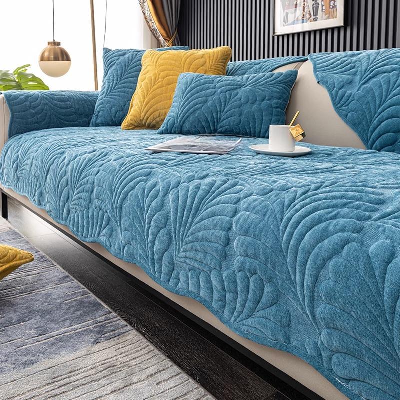Chenille Sofa Cushion Four Seasons Universal Cover Cloth Non-Slip Advanced Sofa Cover All-Inclusive Universal Light Luxury