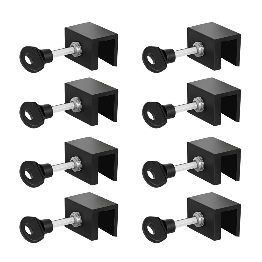 Adjustable Sliding Window Stops Security Window Locks with Keys for Vertical and Horizontal Sliding Windows Enduring