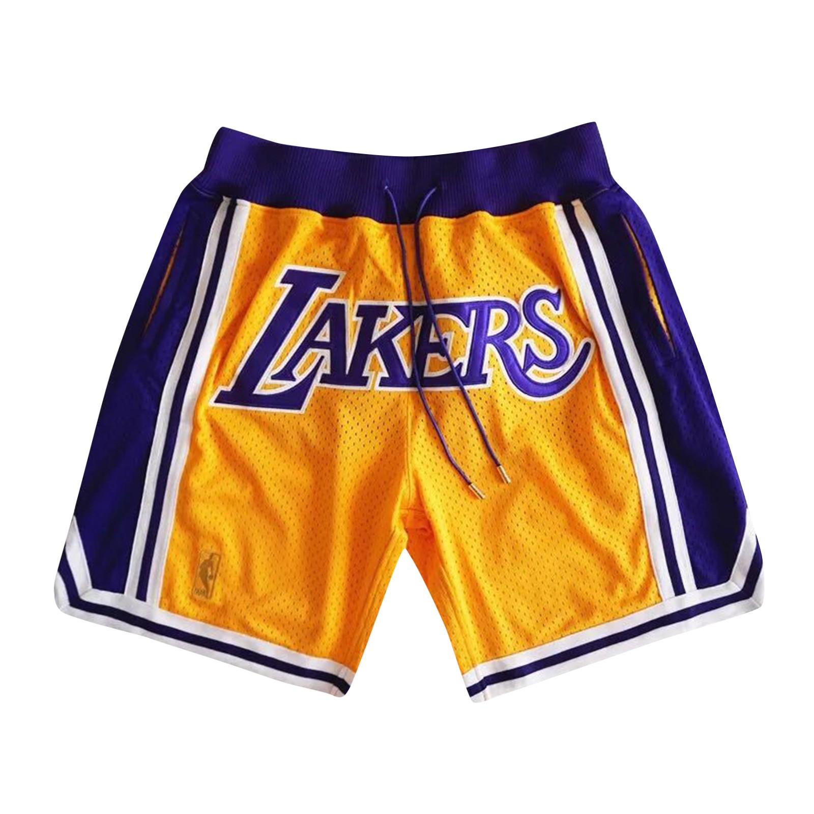 Ren Bag Retro Geborduurde Koord Cropped Basketbalshorts Trainingsshorts XXL