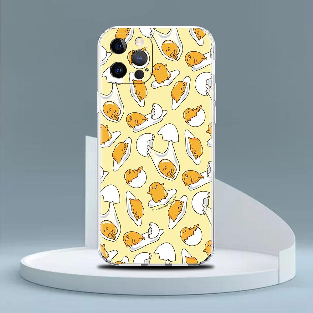 Gudetama Clear Case For Apple iPhone 14 11 13 12 Pro 7 8 Plus XR X XS Max 6 6S 14Pro Silicone Phone Cover