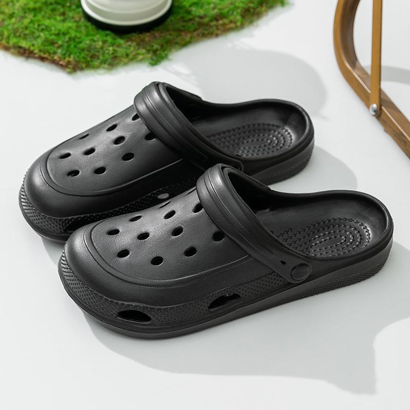 Summertime Clogs Women Sandal Shoes Daily Eva Lightweight Outside Women'S Shoes Anti Slip Thick Bottom Beach Slides Daily Garden Shoes