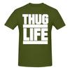 Tupac 2pac Thug Life Ed Not Easy To Deform Tshirt Urban Light Mature Faderesistant Tshirt