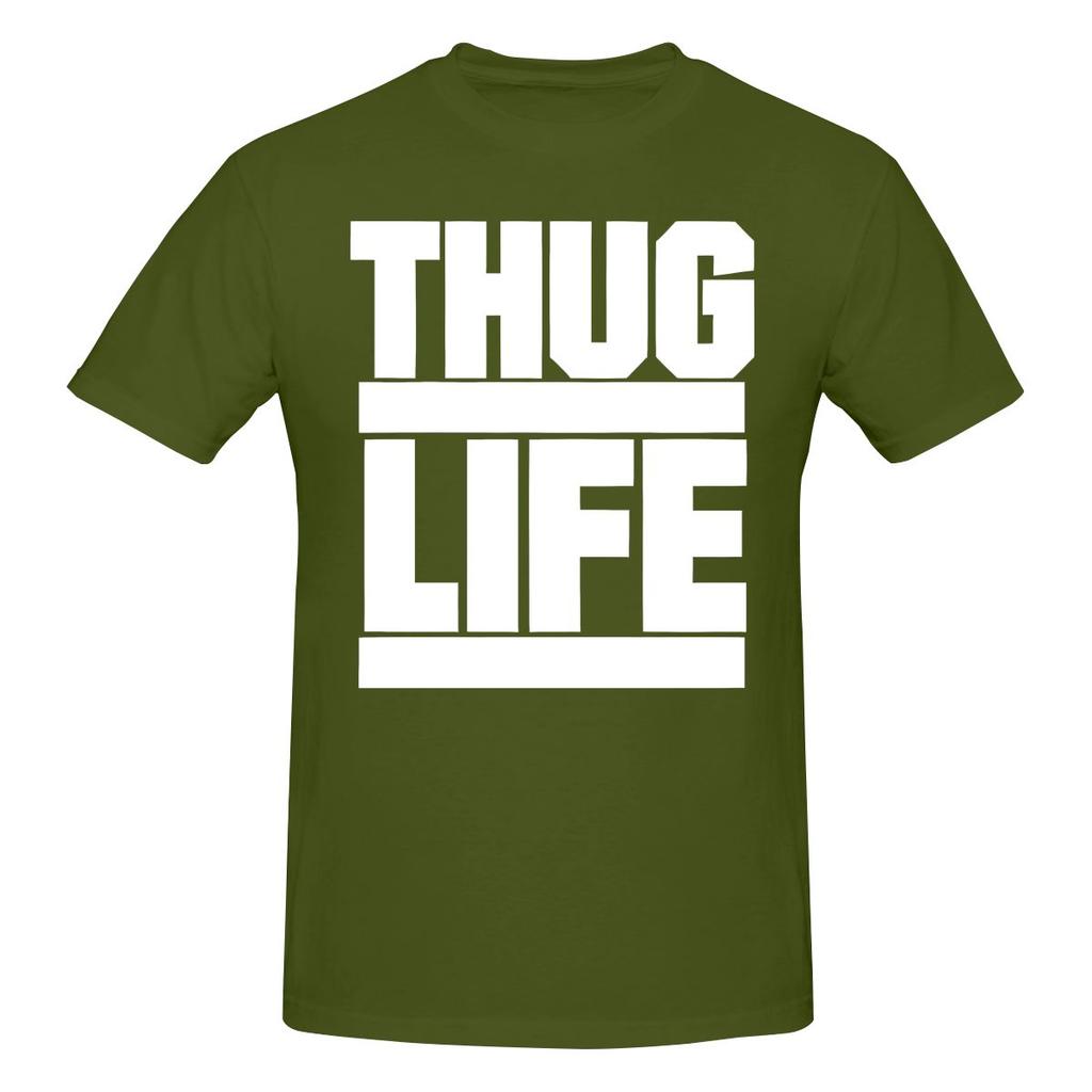 Tupac 2pac Thug Life Ed Not Easy To Deform Tshirt Urban Light Mature Faderesistant Tshirt