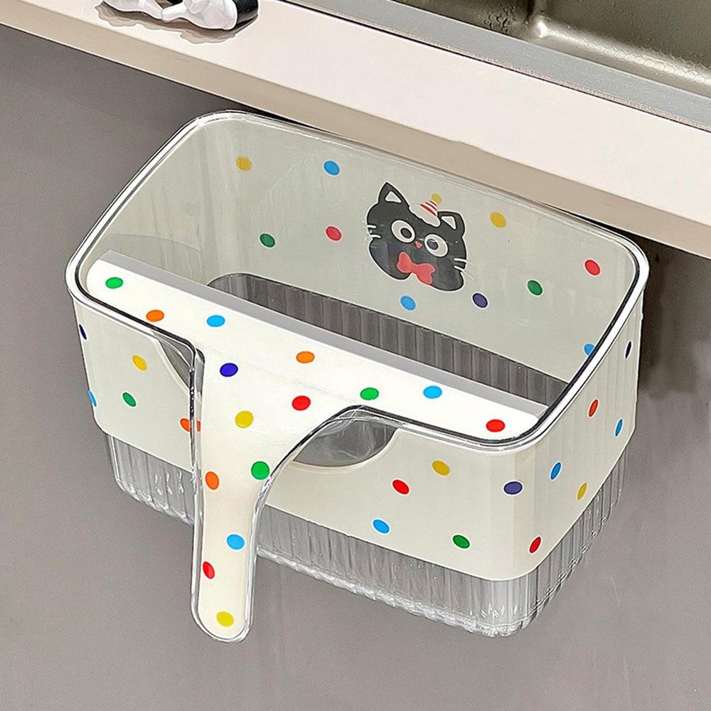 Space Saving Cabinet Door Compost Bin Cartoon Food Waste Bin Kitchen Wastebasket  Camping