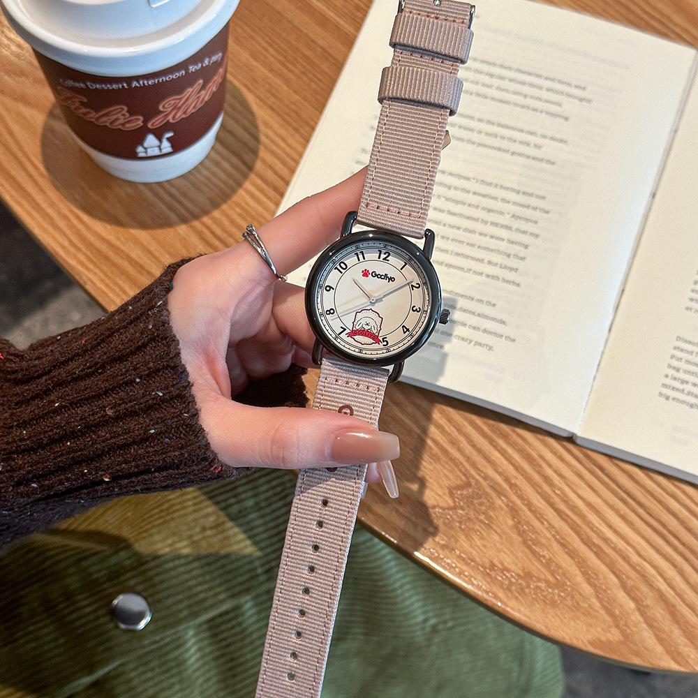 GCCLIYO Women's Retro Canvas Strap Watch