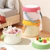 Mengguo Kids' First Birthday Gift: Holiday Party Candy & Building Blocks Bucket