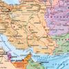Russian Language Persian Gulf Region Map Political Distribution Map Canvas Painting Wall Art Poster Home Decoration