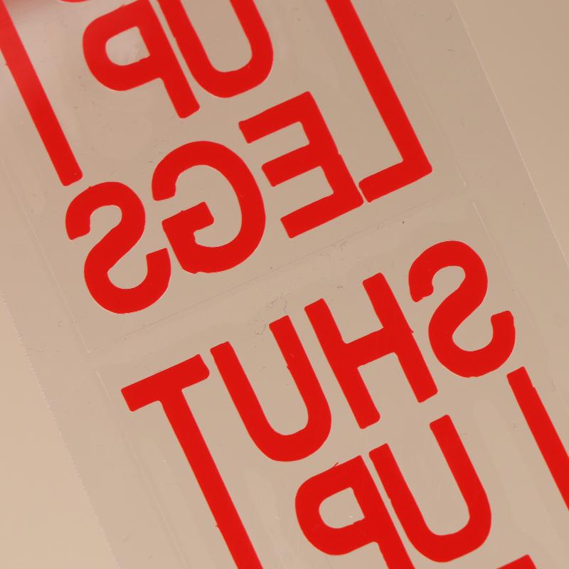 2Pcs Bicycle Frame Top Tube Stickers Shut Up Legs Bike Sticker Waterproof Vinyl Decal Decoration For Mtb Bike Accessories