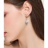 Fashion Long Heart Shaped Dangle Earrings Elegant Jewelry For Women