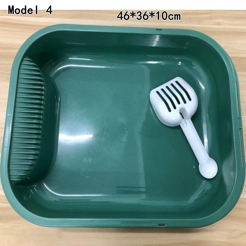 

Лоток для приучения к туалету, лоток для кошек и собак, брызгозащищенный туалет для собак, лоток для кошачьего наполнителя, легко чистящийся туалет для питомцев, ночной горшок зелёный