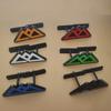 3D Metal Snow Mountain Logo Car Side Fender Rear Trunk Emblem Badge Sticker, Car Front Grill Badge, Car Decoration Additions