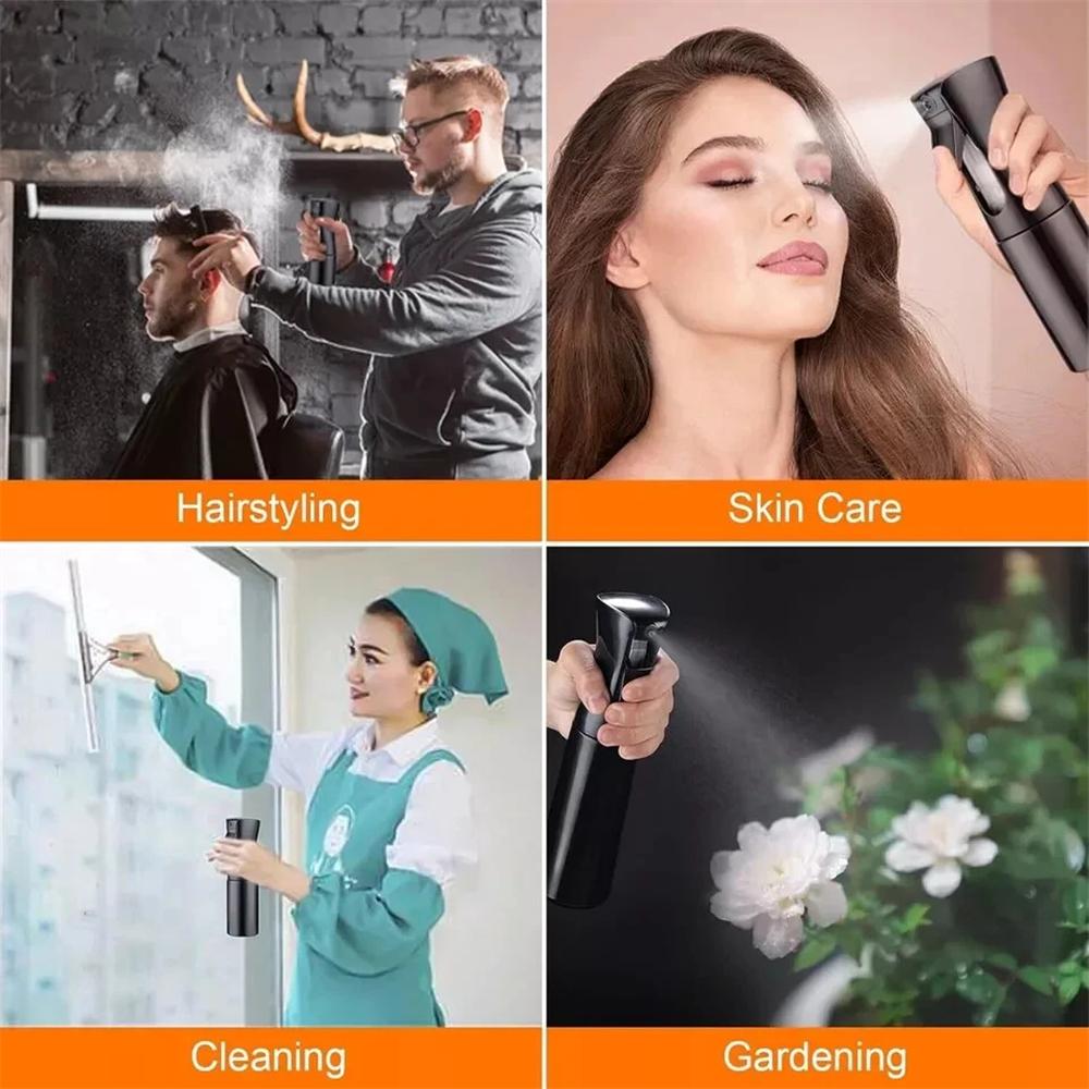 Kontinuierlicher Wassersprüher Leere Sprühflasche, Ölsprüher für Friseurbedarf, Hautpflege, Pflanzen, Haustiere, Küche, Barbecue