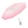 High Value Gradual Change Transparent Umbrella Female Ins Wind Feeling Curved Hook Handle Small Fresh Long Handle Umbrella Fixed