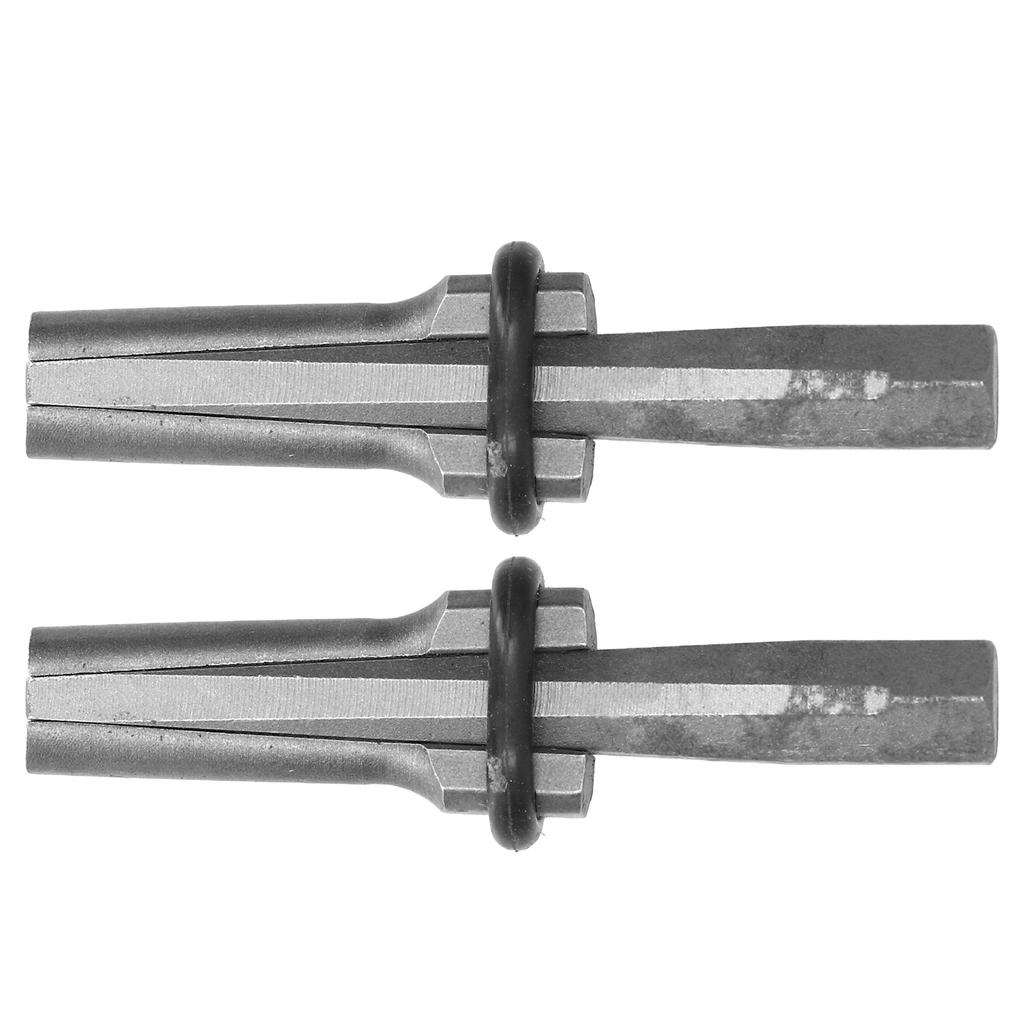 2PCS Heavy Duty Plug Wedges 14mm Stone Splitter High Speed Steel Rock Stone Splitter Splitting Tool