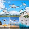 1080P HD Foldable Drone with Camera for Adults & Kids, RC Quadcopter with One-Key Takeoff/Landing, Altitude Hold, Waypoint Flight, 360° Flip, 2