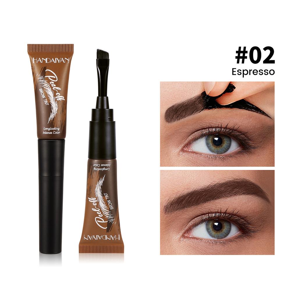 Gel Sopracciglia Strappabile, Colore a Lunga Tenuta, Impermeabile, Effetto Trucco Naturale, Facile da Applicare, E Modella le Sopracciglia Trucco Quotidiano da Campus
