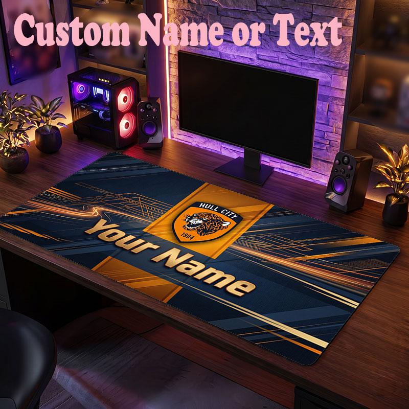 Hull FC Customized Name Text Mouse Pad, Large Desk Mouse Mat Personalized Home Office Present