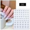 Eye Catching 3D Bowknot Stickers Embossed DIY Manicure Accesoriies for Women