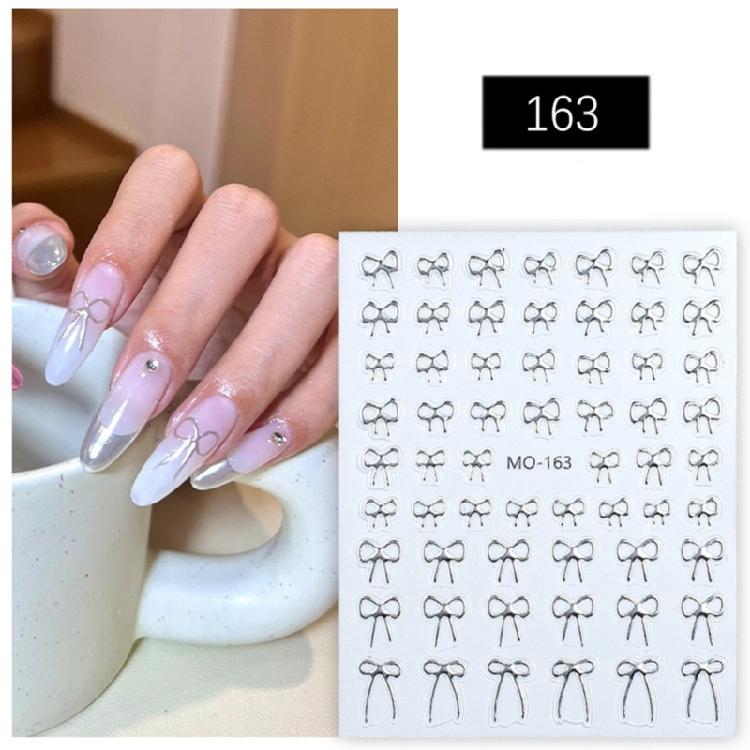 Eye Catching 3D Bowknot Stickers Embossed DIY Manicure Accesoriies for Women