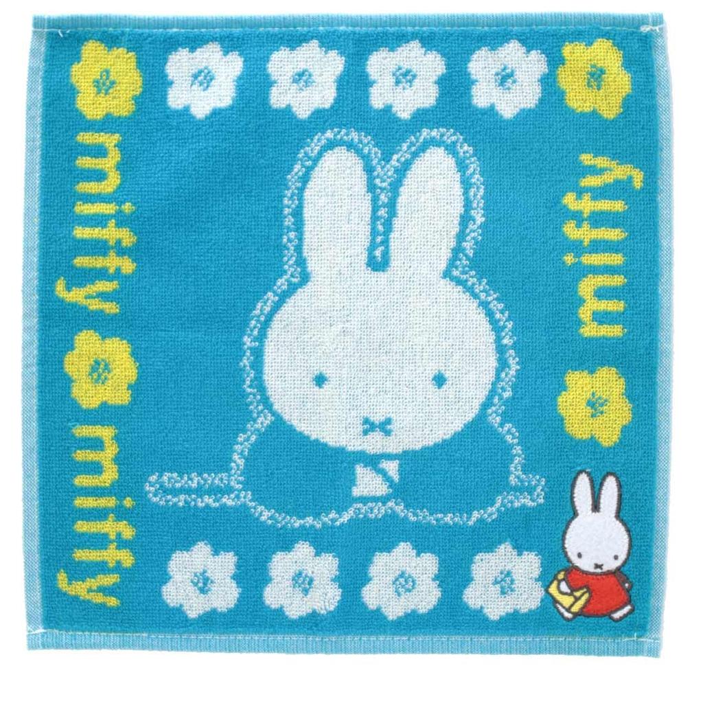Miffy Towel Bruna Color Hand Product Handkerchief, (Blue), Women's, Towel, Approx. 25cm, Number 000195-0020-01