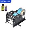 ZONESUN Manuelle runde Flaschenetikettiermaschine für Aufkleber & Logos