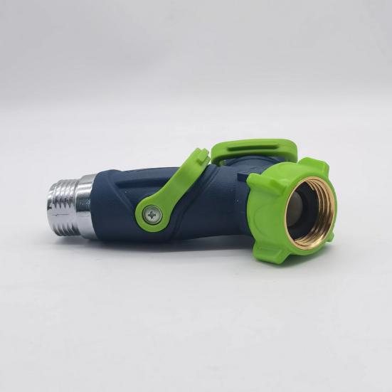 1Pc/2Pcs Garden Hose Splitter Two-way Shut-off Valve Rust-proof Alloy Threaded Interface Connector Heavy Duty Outdoor Water