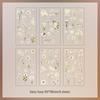 Nature Series: Daisy & Rose Waterproof Children's Journal Stickers Pack for DIY Decoration