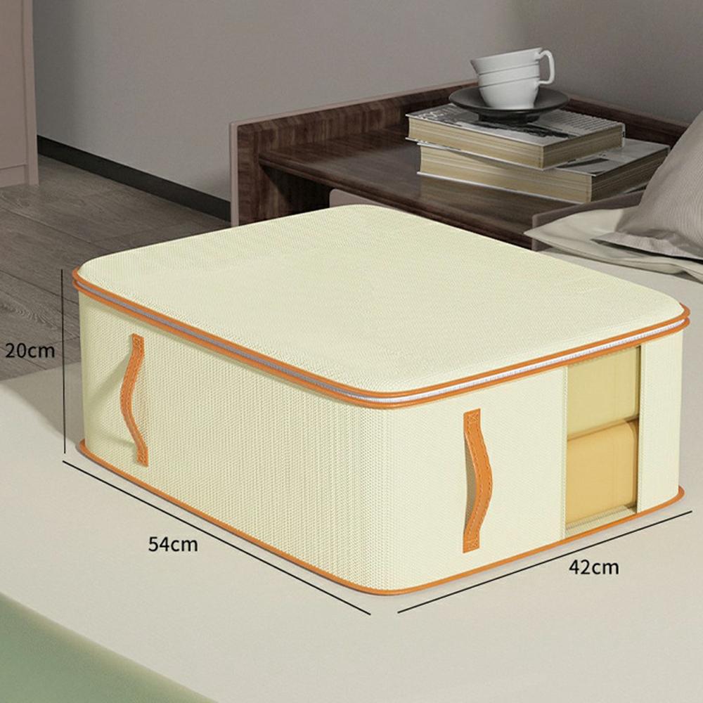 54 X 42 X 20cm Clothes Storage Bag with Window Visible Quilt Organizer Container