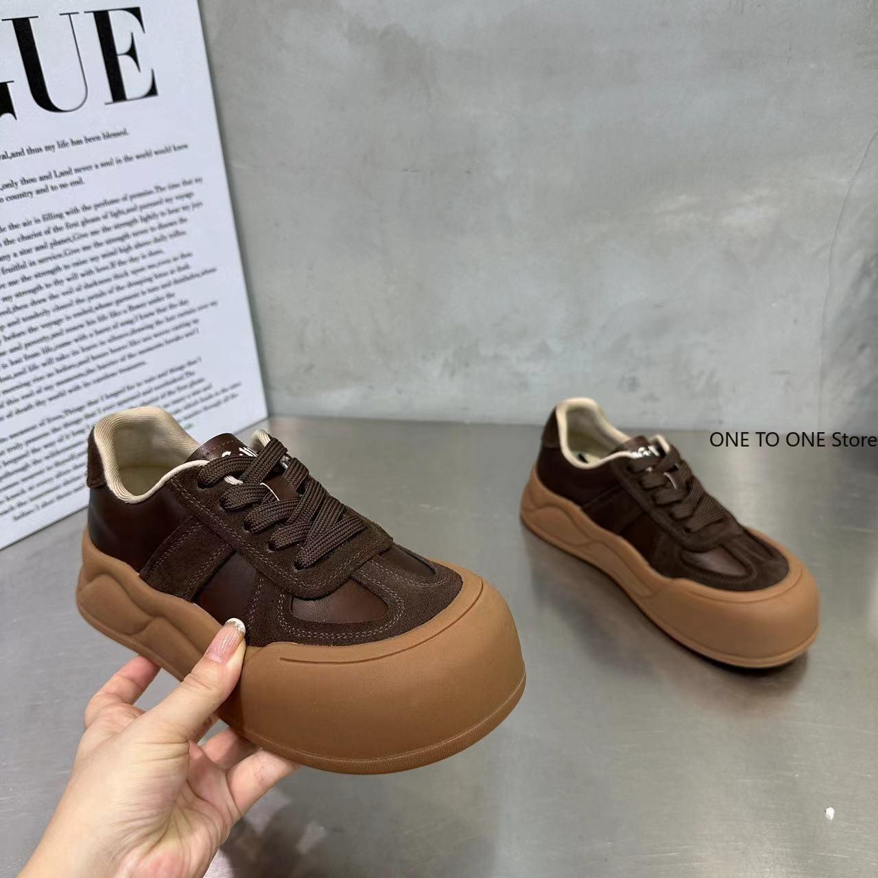 Кроссовки на платформе с плоскими каблуками Брендовая женская обувь 2024 года — фото 5