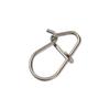 Solid Rings Fishing Accessories Fish Hook 0.6mm Pins Fast Clip Lock Safety Snaps Lure Connector