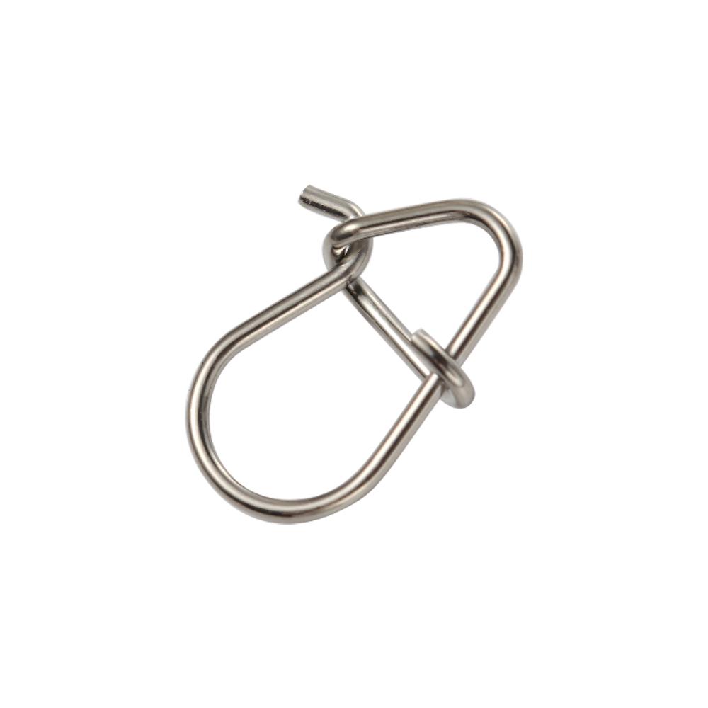 Solid Rings Fishing Accessories Fish Hook 0.6mm Pins Fast Clip Lock Safety Snaps Lure Connector