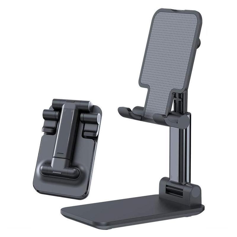 Live Phone Stand Multifunctional Telescopic Folding Mini Phone Holder Foldable Mobile Phone Bracket Desk for Iphone Ipad Xiaomi Huawei Samsung Tablet