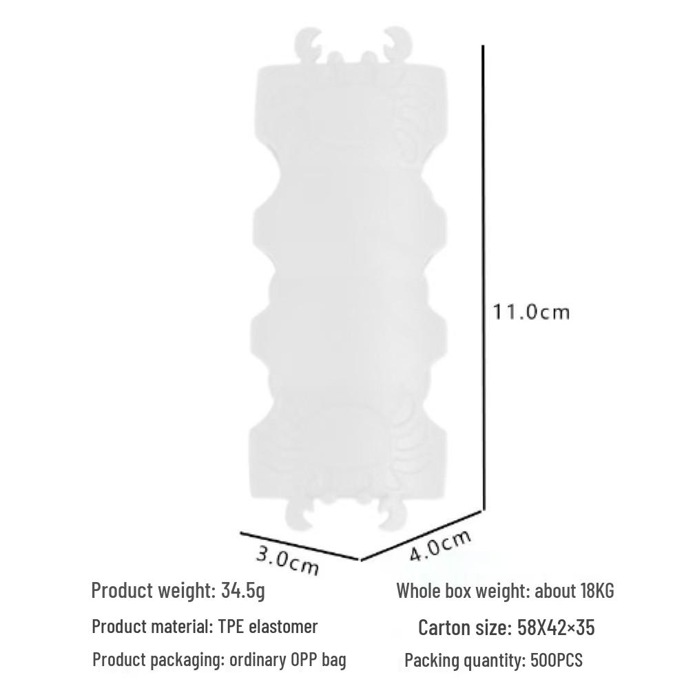 Uchwyt na słuchawkę prysznicową Caterpillar z przyssawką, bez wiercenia, z kreatywnym designem z miejscem na karty