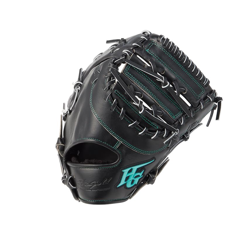 First Base Mitt for General Use SR Black Throw HI-GOLD (Kojiki OKG-810F) (Softball) - (LH) - Right-Handed