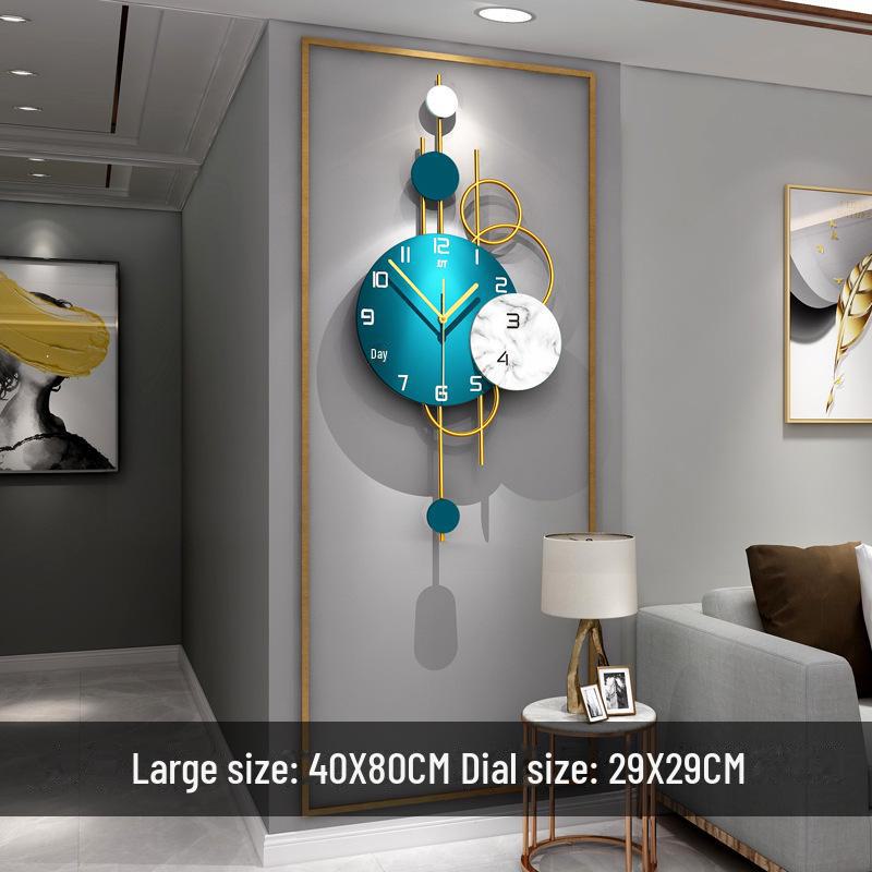 

Современные роскошные настенные кварцевые часы – простой, креативный декор для гостиных