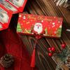 Christmas Red Envelope Money Box Gift Card Holder 10 Slots Surprise