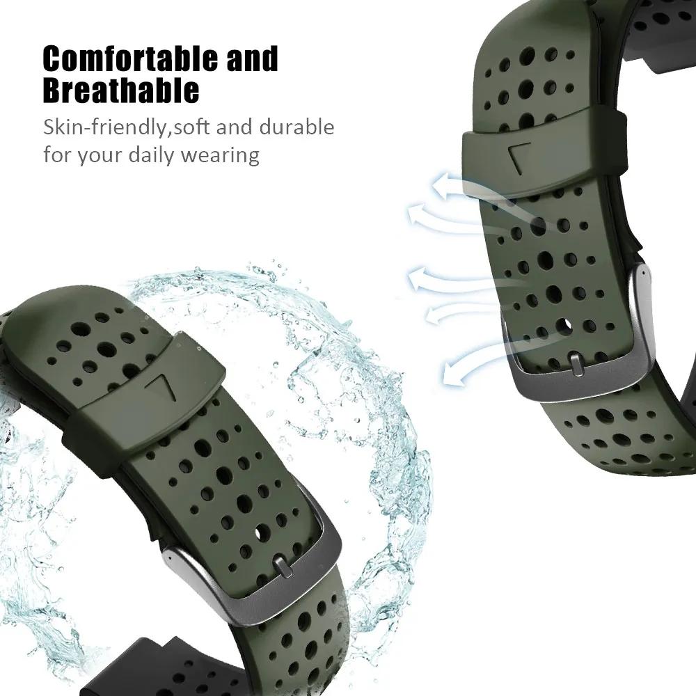 Silicone Sport Strap For Garmin Forerunner 235 220 230 620 630 735XT Watchband Bracelet Accessories