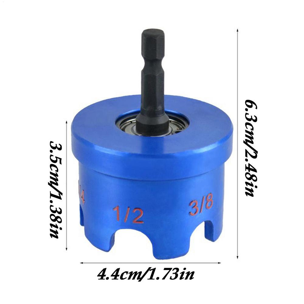 All Thread Nut Driver Fast Extractor Tool Aluminum Alloy Quick Nut Bolt Removal Attachment for Construction Home Furniture