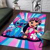 1pc Stitch Pattern Area Rug Soft Flannel Floor Mat for Living Room,Office,Bedroom and Carpet,Sofa Coffee Table Floor Mat